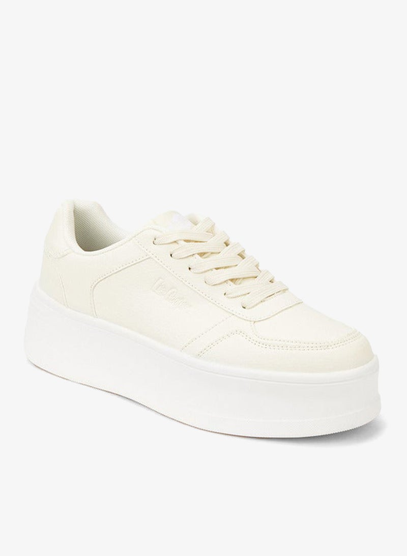 Lee Cooper Women's Solid Lace-Up Sneakers - Image 3